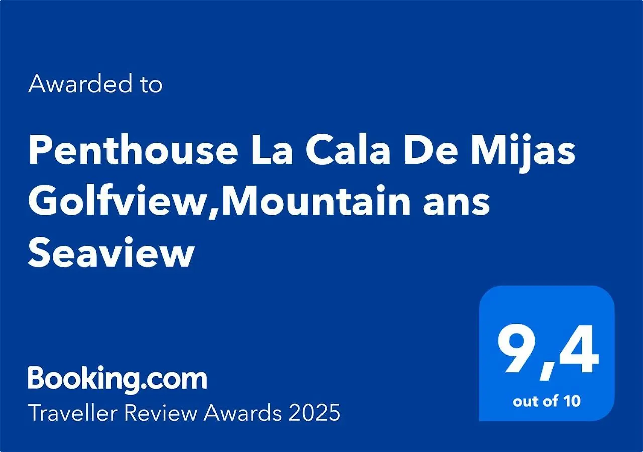 Apartamento Penthouse La Cala De Mijas Golfview,Mountain Ans Seaview